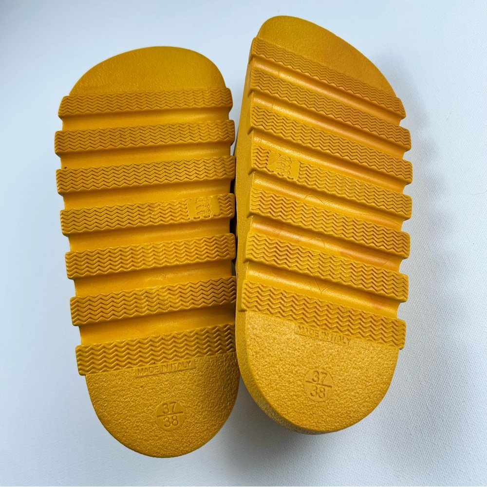 FP Movement by Free People Yellow Foam Slide Sandals 37/38 (f0080) - Picture 4 of 7